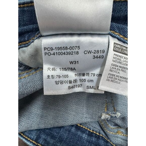 Levi’s 711 Skinny Ankle Jeans Size 31 - Picture 7 of 9